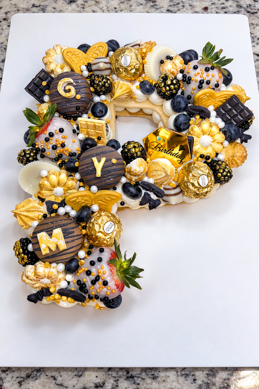 Single Letter Cake