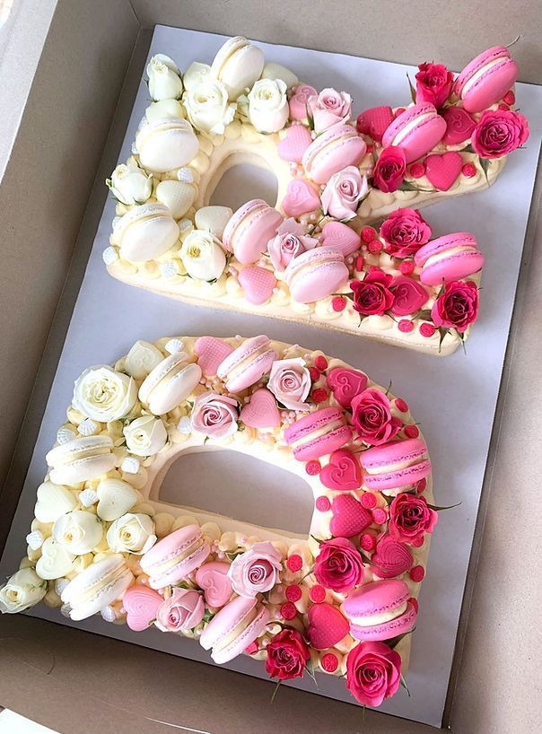 Double Letter Cake